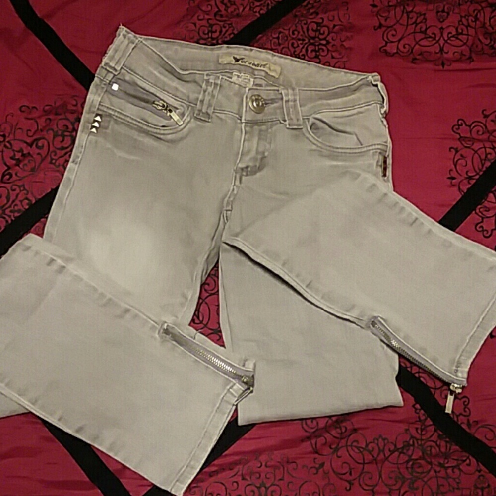 Wet Seal Gray Jeans
